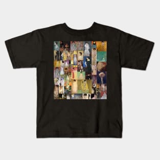 Gustav Klimt - Mosaic Kids T-Shirt